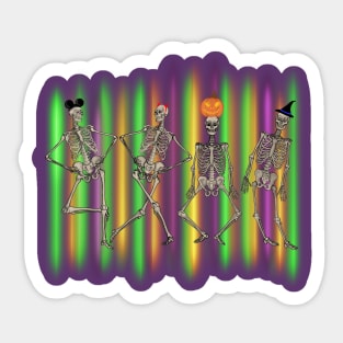 Skeleton Dance Sticker